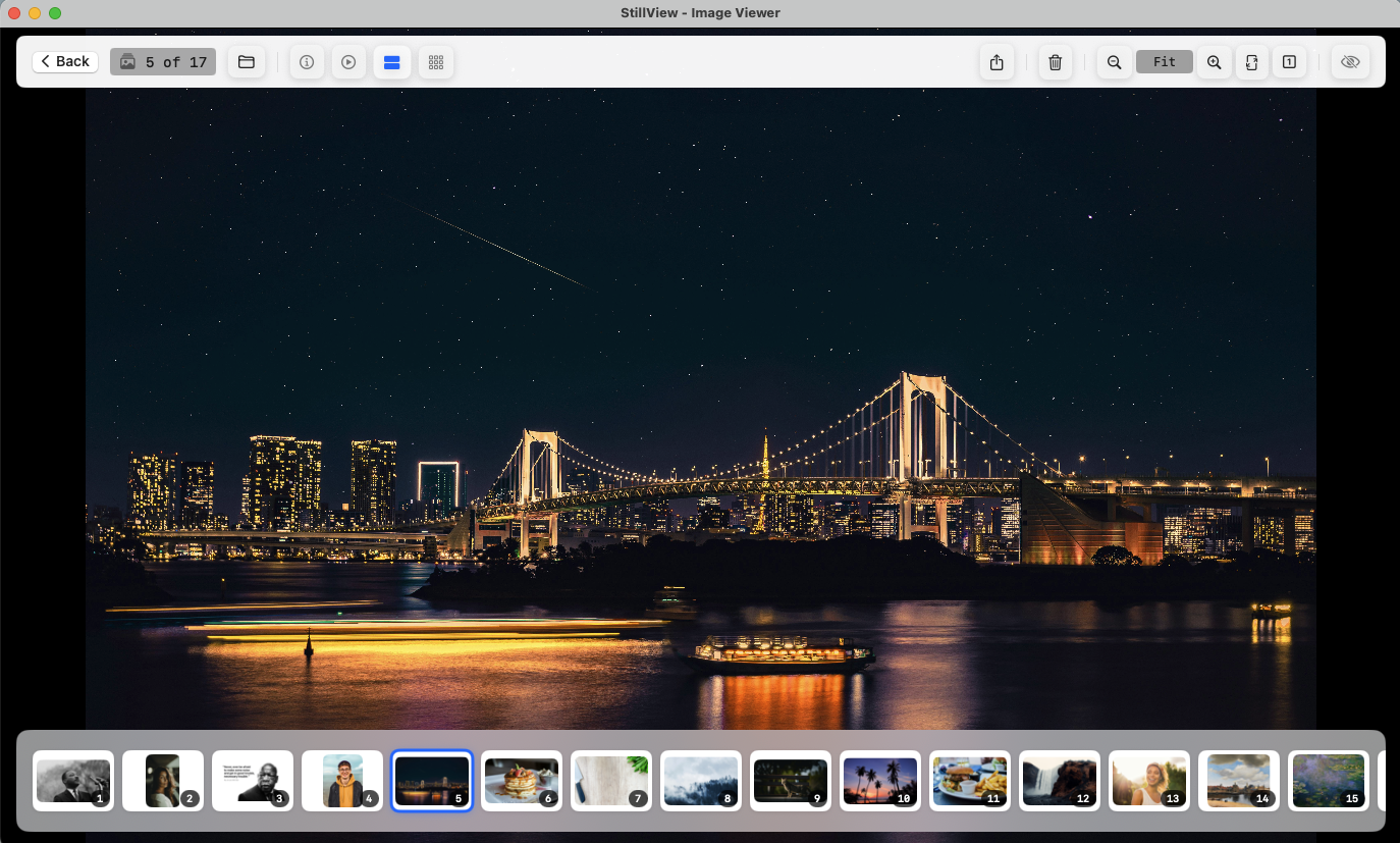 StillView image navigation